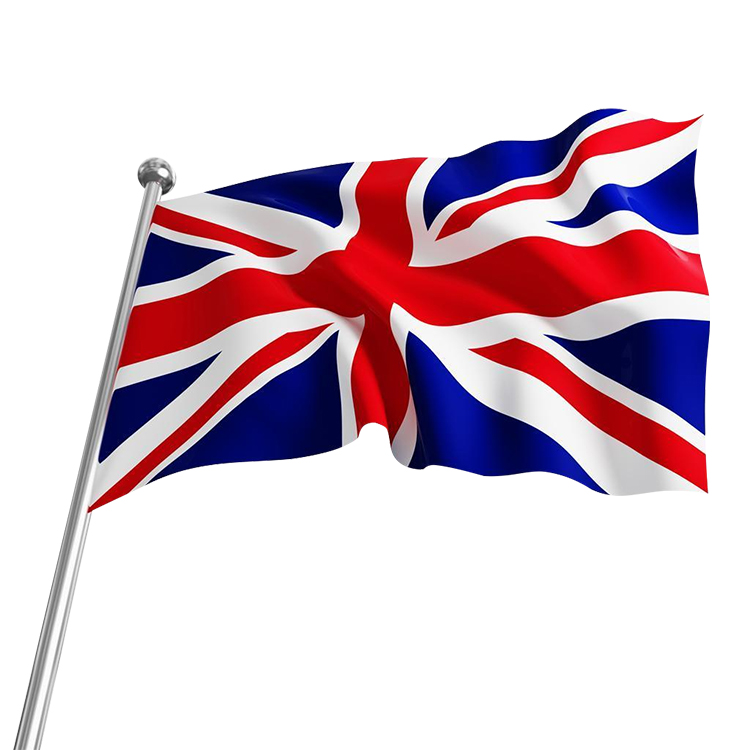 UK National Country Flag, Small Country Banner String Flags Custom Size Polyester National Flag